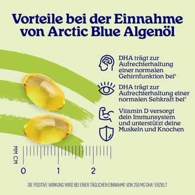 Arctic Blue Omega-3 algenolie DHA Capsules - met vitamine D Arctic Blue Omega-3 algenolie DHA Capsules - met vitamine D