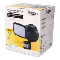 LED spotlight EDM 32572 Zwart F 10 W 750 Lm (4000 K) - thumbnail