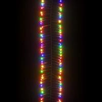 VidaXL Lichtslinger cluster met 1000 led&apos;s meerkleurig 11 m pvc - thumbnail
