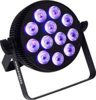 Algam Lighting Slimpar 1210 HEX LED-par 12x 10W RGBWAU - thumbnail
