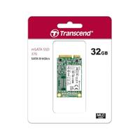 Transcend 32 GB mSATA SSD harde schijf SATA 6 Gb/s Retail TS32GMSA370S - thumbnail
