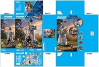 PLAYMOBIL Novelmore riddertoren met smid en draak 71483 - thumbnail