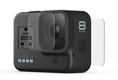 GOPRO - Lens/schermbescherming van gehard glas HERO8 zwart