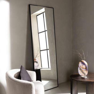 Nohr Spiegel 'Adell' 193 x 67cm, kleur zwart Nohr Spiegel 'Adell' 193 x 67cm, kleur zwart