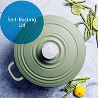 BK Bourgogne braadpan 24cm olive green - thumbnail