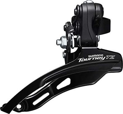 Shimano voorderailleur 6/7-speed tourney tz fd-tz510 down swing lage klem ø31,8 mm 48t Shimano voorderailleur 6/7-speed tourney tz fd-tz510 down swing lage klem ø31,8 mm 48t