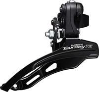 Shimano voorderailleur 6/7-speed tourney tz fd-tz510 down swing lage klem ø31,8 mm 48t - thumbnail