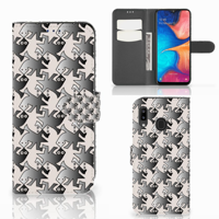 Samsung Galaxy A30 Telefoonhoesje met Pasjes Salamander Grey - thumbnail