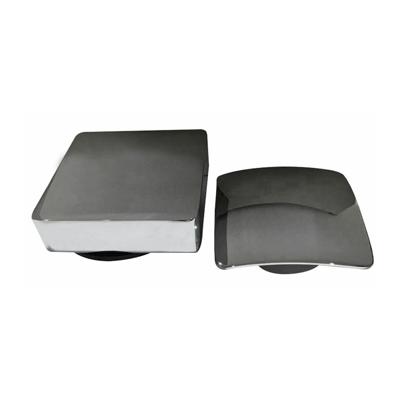 Badafvoerplug Set BWS tbv Badoverloopcombinatie Met Vulfunctie Vierkant Chroom Badafvoerplug Set BWS tbv Badoverloopcombinatie Met Vulfunctie Vierkant Chroom