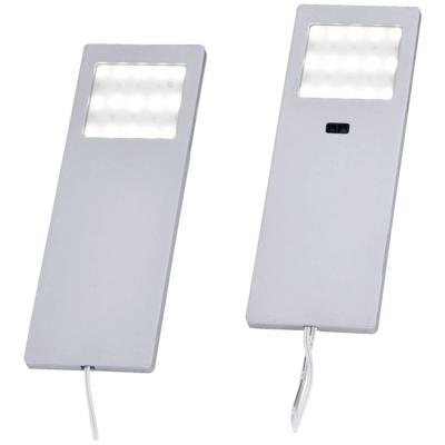 Paul Neuhaus HELENA LED-onderbouwlamp Set van 2 stuks LED LED vast ingebouwd 4 W Warmwit Aluminium Paul Neuhaus HELENA LED-onderbouwlamp Set van 2 stuks LED LED vast ingebouwd 4 W Warmwit Aluminium
