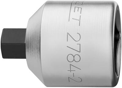 HAZET Remzadel dopsleutelbit 2784-2 · 3/8 inch (10 mm) vierkant hol · Binnen-zeskant-profiel · SW 6 mm