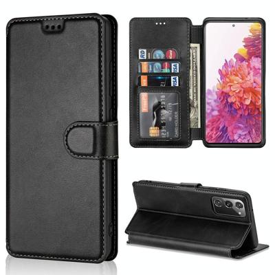 For Samsung Galaxy S20 FE Shockproof PU + TPU Leather Phone Case(Black) For Samsung Galaxy S20 FE Shockproof PU + TPU Leather Phone Case(Black)