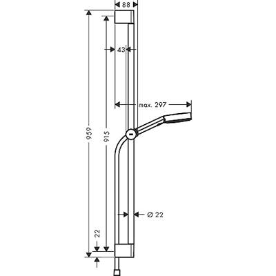 Hansgrohe Doucheset Pulsify Select S 3 Jets Relaxation Met Glijstang 90 cm Mat Zwart Hansgrohe Doucheset Pulsify Select S 3 Jets Relaxation Met Glijstang 90 cm Mat Zwart