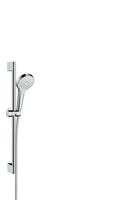 Hansgrohe Croma select s glijstangset 65cm vario wit chroom 26562400