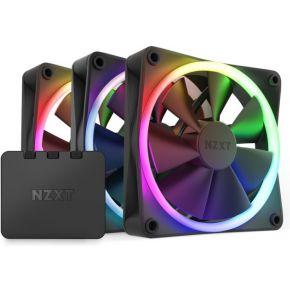 NZXT F120 RGB - 120mm RGB Fans - Triple - Black
