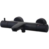 Wiesbaden Caral Thermostatische Badkraan - Mat Zwart - thumbnail