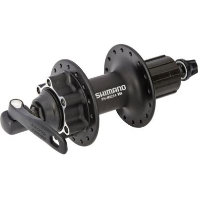 Shimano achternaaf fh-m525 8/9/10 speed 36 gaats 6 bouts remschijfbevestiging zwart