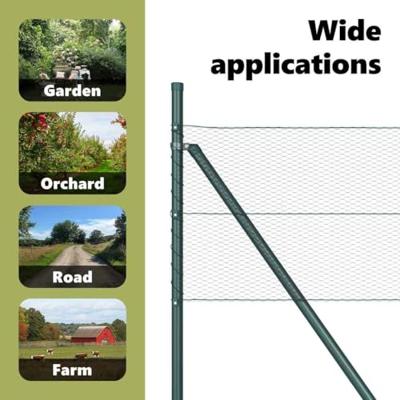 VidaXL Afrasteringspaal grijs 50 x 0,4 m (13 mm gaas) staal en pvc