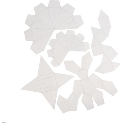 Creativ Company Gietvormen, geometrische vormen, h: 6-13 cm, transparant, 5 stuk/ 1 doos Creativ Company Gietvormen, geometrische vormen, h: 6-13 cm, transparant, 5 stuk/ 1 doos