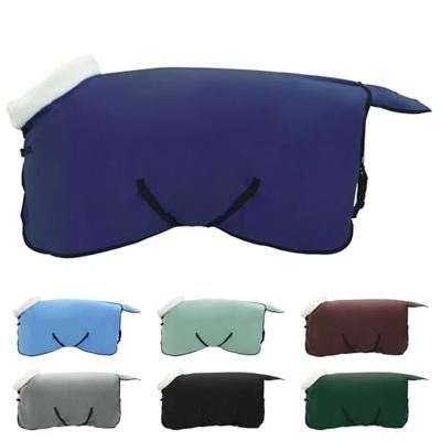 VidaXL Paardendeken marineblauw 115 cm polar fleece
