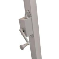 Zweefparasol met aluminium paal 300x300 cm groen - thumbnail