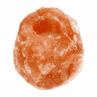 Himalaya Zoutkristal Ruw Sfeerlicht Bolvorm - thumbnail