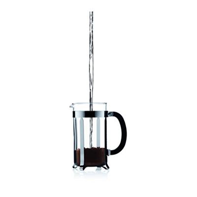 bodum CHAMBORD Cafetière Transparant, Zilver (glanzend) Capaciteit koppen: 3