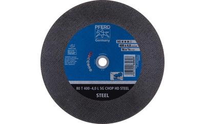 PFERD TOOLS 80 T 400-4,0 L SG CHOP HD STEEL/32,0 66324081 Doorslijpschijf recht 400 mm 10 stuk(s) Getemperd staal, Staal