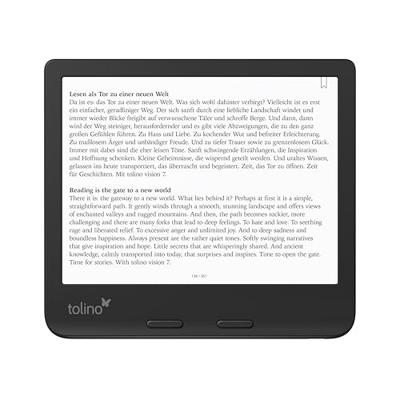 Tolino 4016621130183 e-book reader Touchscreen Wifi Zwart Tolino 4016621130183 e-book reader Touchscreen Wifi Zwart