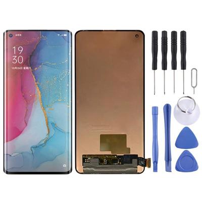 Originele AMOLED Material LCD-scherm en Digitizer Full Assembly voor OnePlus 8 (Zwart)