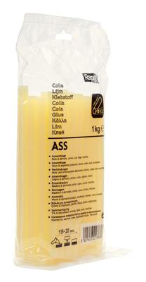 Rapid Lijmpatronen ASS, Honingkleur Ø12mm 1kg Rapid Lijmpatronen ASS, Honingkleur Ø12mm 1kg