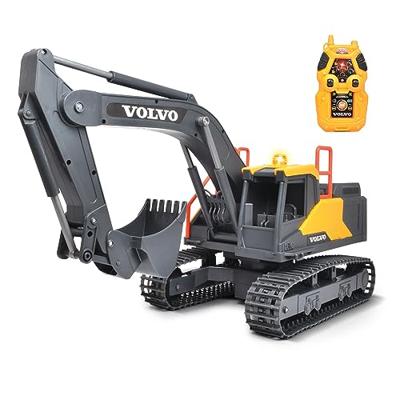 Dickie rc volvo mini excavator bestuurbare graafmachine - thumbnail