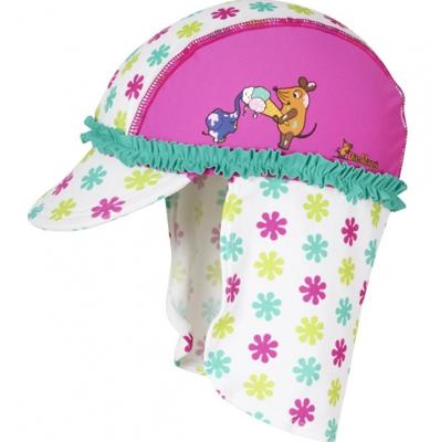 Playshoes zwemcap Muis Bloemen Roze-51 cm