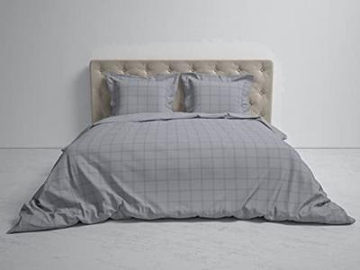 Heckett & Lane Heckett & Lane Diamante Dekbedovertrek 240 Glacier Grey