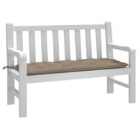 VidaXL Tuinbankkussen 120x50x7 cm oxford stof taupe - thumbnail