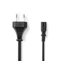 Nedis Stroomkabel | Euro male naar IEC-320-C7 | 2 m | 1 stuks - PCGB11040BK20 PCGB11040BK20 - thumbnail