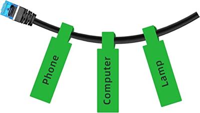 NIIMBOT A2K18638901 Etiketten (rol) 72 x 12.5 mm Groen 65 stuk(s) Kabeletiketten