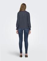 Only Onlmette V-neck Ls Smock Top Noos Wvn T-shirt Lange Mouw Ombre Blue - thumbnail
