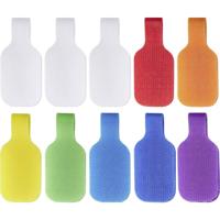 SpeaKa Professional SP-13756884 Kabelmarkering Markeringsvlak: 20 x 38 mm Wit, Rood, Oranje, Geel, Groen, Hemelsblauw, Blauw, Violet 10 stuk(s) - thumbnail