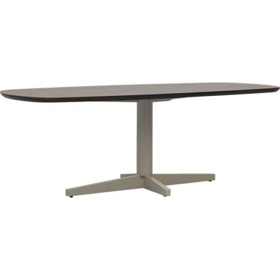 Eettafel Lidusa Deens ovaal kolompoot beige