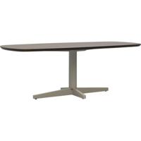 Eettafel Lidusa Deens ovaal kolompoot beige - thumbnail