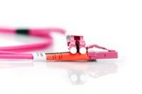 Digitus DK-2533-07-4 Glasvezel Optische vezel Aansluitkabel 7.00 m Violet [1x LC-stekker - 1x LC-stekker] 50/125 µ Multimode OM4 - thumbnail