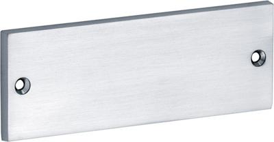 Naamplaat Rectangular 120x43mm MMC