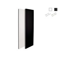 Designradiator Sanicare Denso 180x40 Mat Zwart Inclusief Ophanging 948 Watt Sanicare - thumbnail