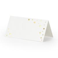 Plaatskaartjes Sterren goud (10st) - thumbnail