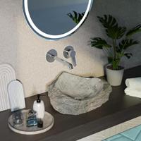 Schutte LOS ANGELES Wastafelkraan| Chroom | Voor wandmontage - 33160 - thumbnail