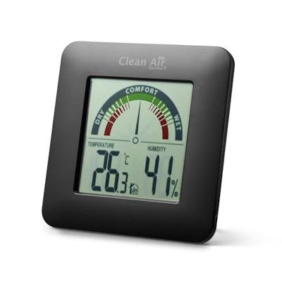 Clean Air Optima HT-01B hygro-thermometer Klimaat accessoire Zwart