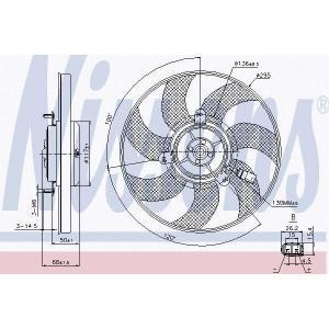 Koelventilator 85733