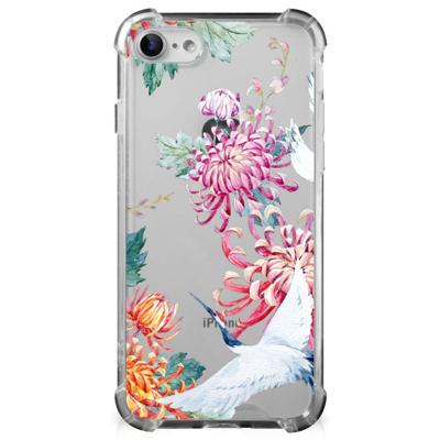 iPhone SE 2022/2020 | iPhone 8/7 Case Anti-shock Bird Flowers iPhone SE 2022/2020 | iPhone 8/7 Case Anti-shock Bird Flowers
