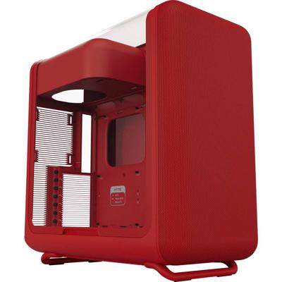 HYTE Wild Cherry Midi-tower Behuizing, PC-behuizing, Gaming-behuizing Rood